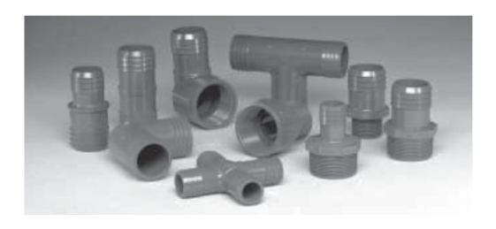 Black HDPE and Nylon Insert Fittings