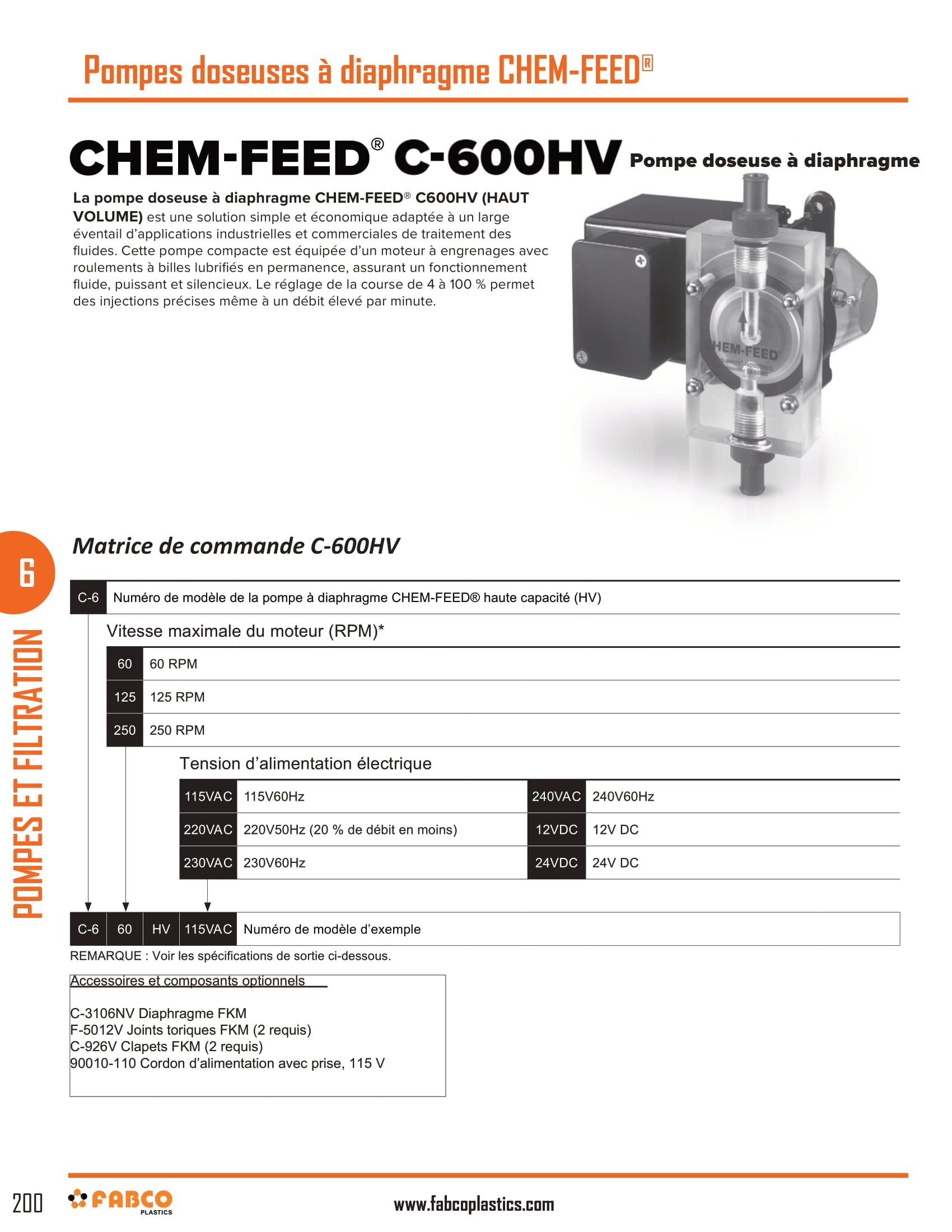 CHEM-FEED® C-600P-3