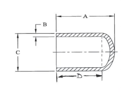 Butt End Caps (Elongated)