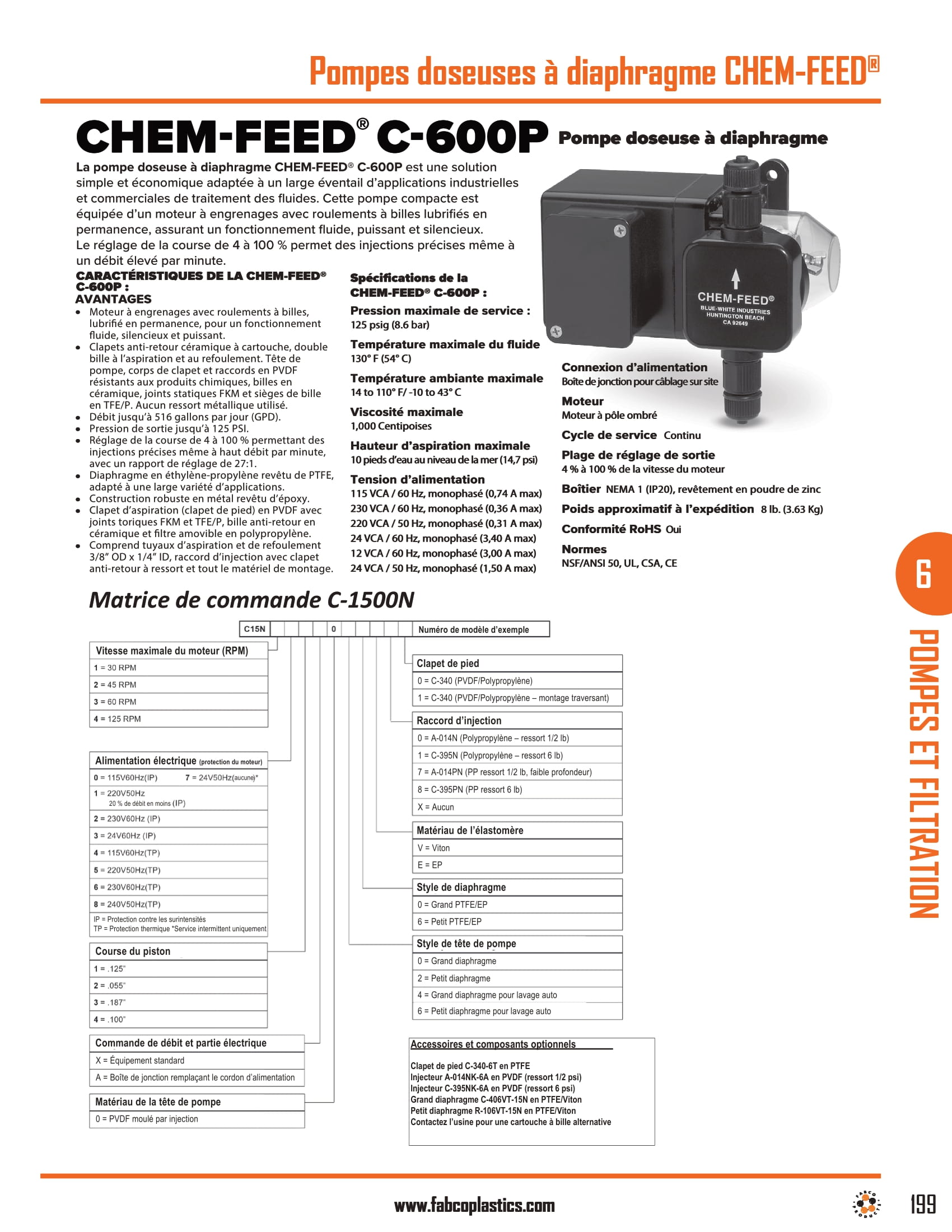 CHEM-FEED® C-600P-2