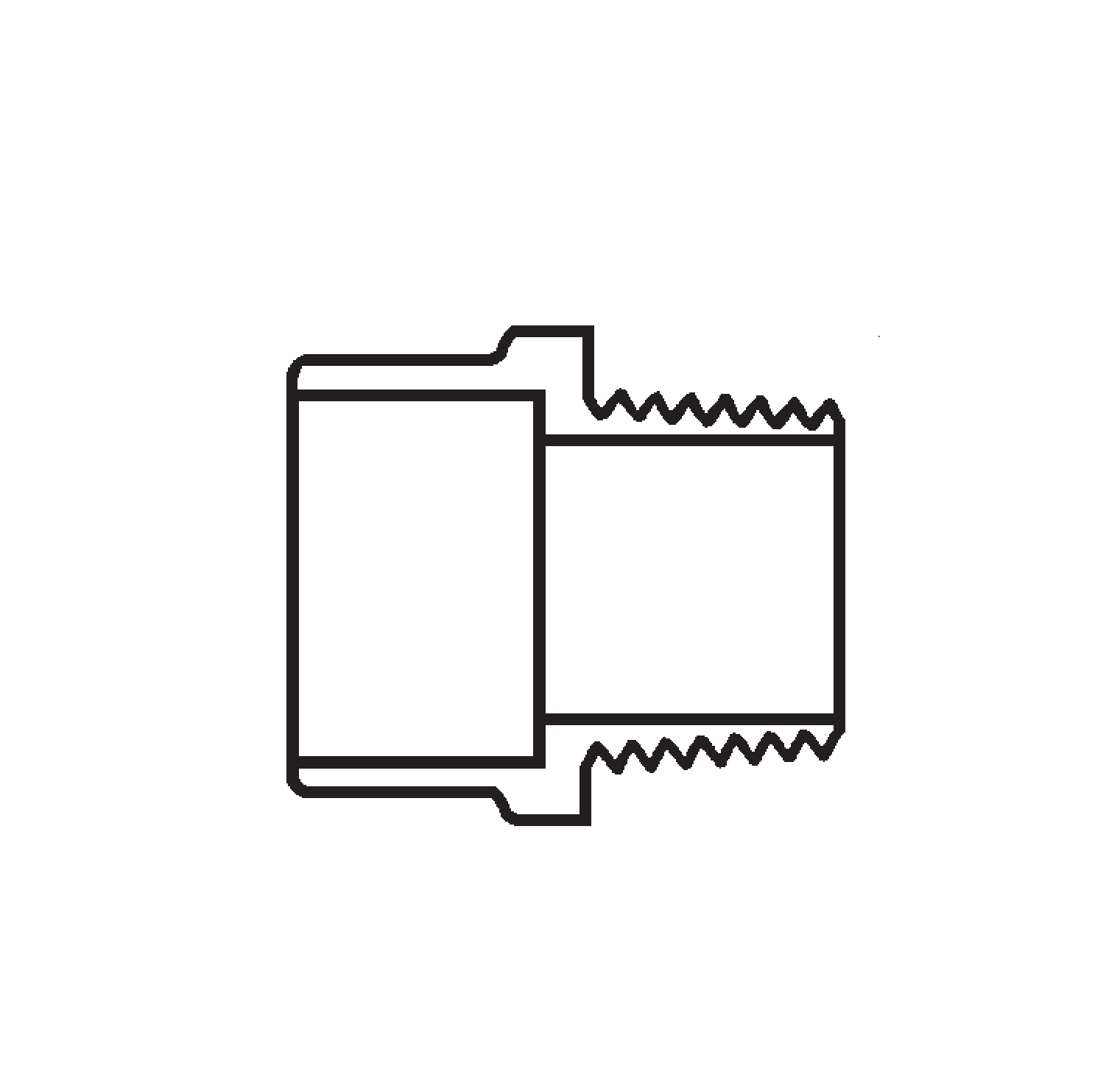 Schedule 40 Clear PVC Fittings