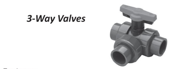 Spears True Union 2000 Industrial Valves (3-Way Valves)
