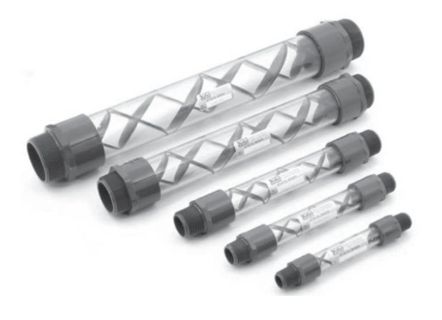 Koflo Clear PVC Static Mixers, Series 308